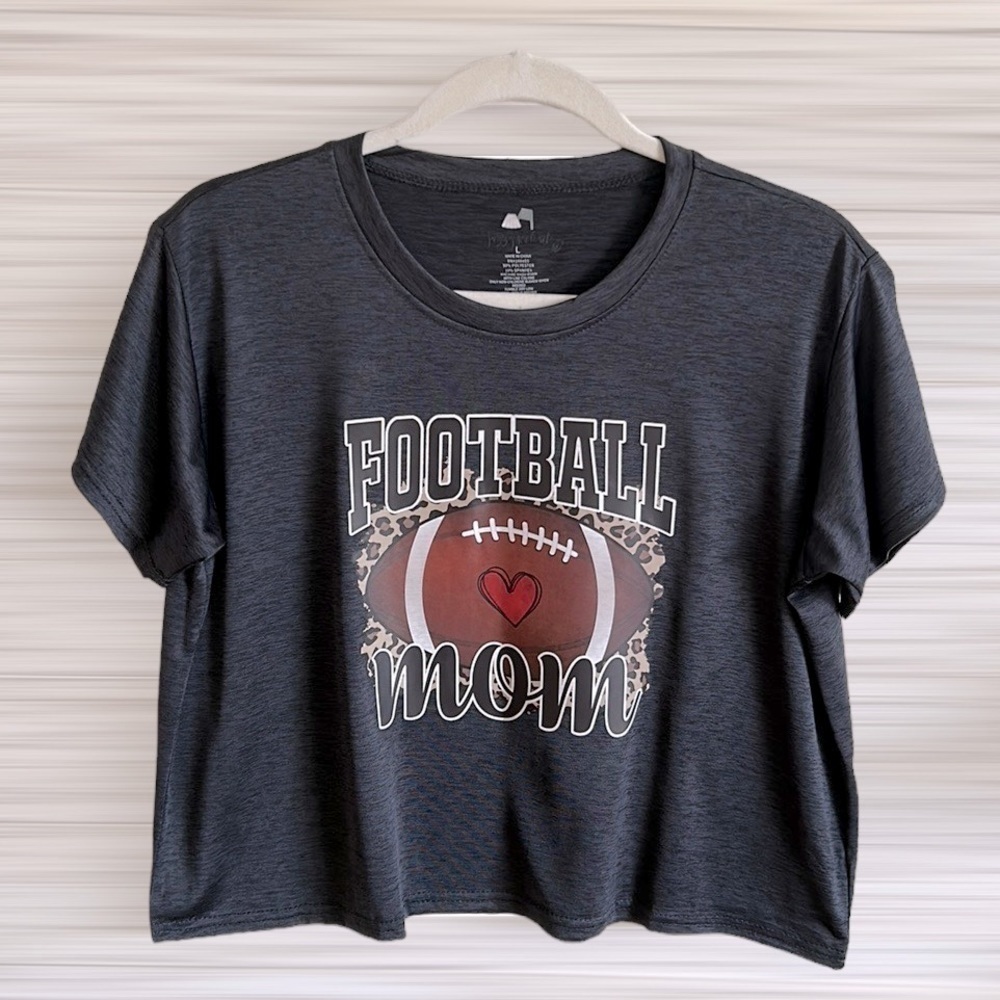Football Mom Dri Fit Crop Top | SIZE L